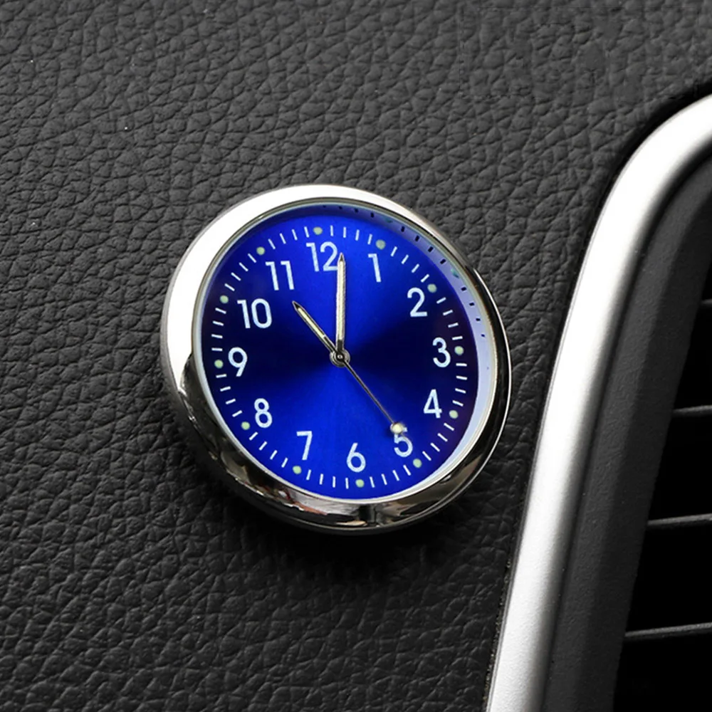 Mini reloj Mini reloj de cuarzo emisor de luz reloj electrónico impermeable bicicleta motocicleta reloj tablero coche reloj