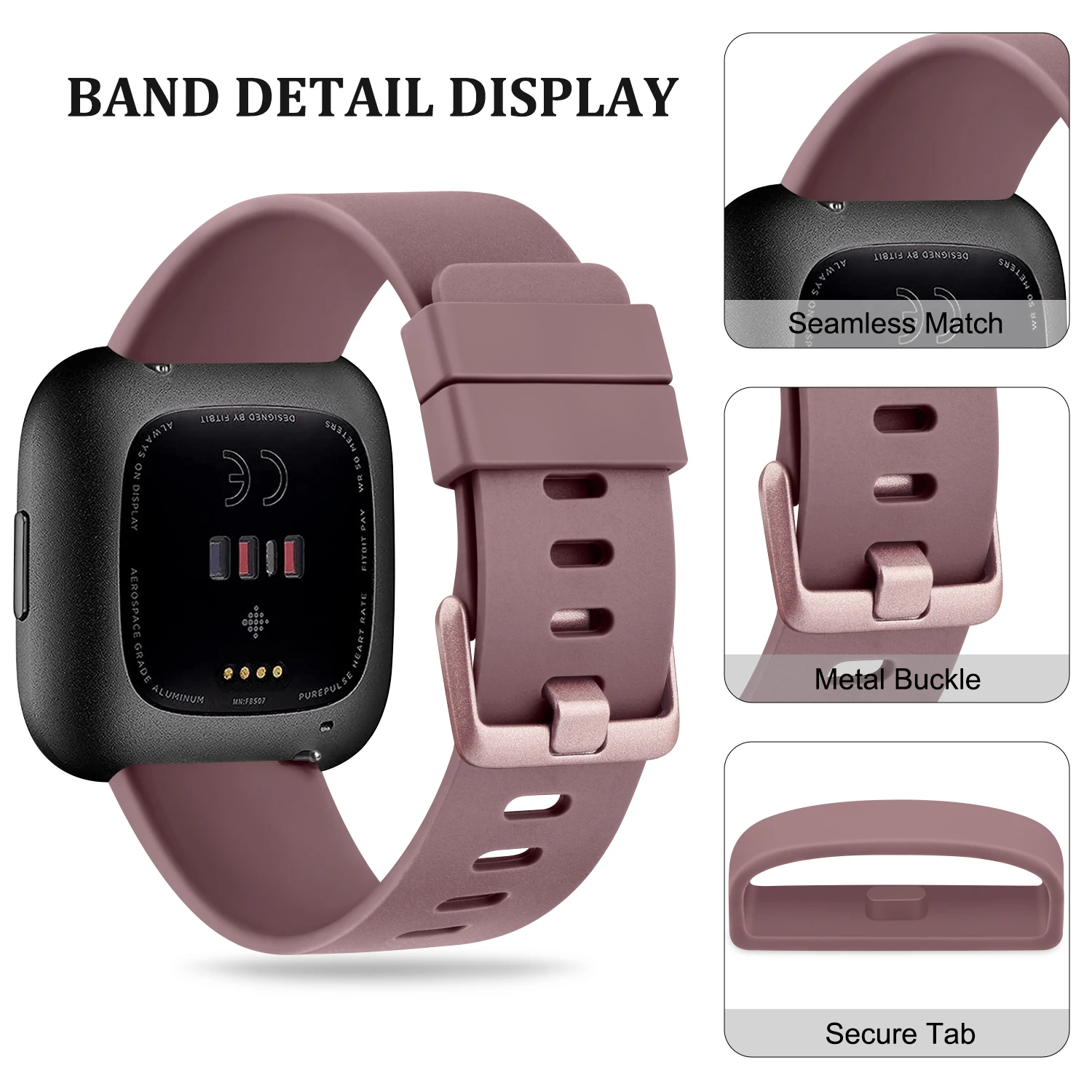 Correa de reloj de TPU suave para Fitbit Versa 1/Versa 2/Versa Lite pulsera deportiva para Fitbit Versa 2 Versa SE reemplazo de pulsera