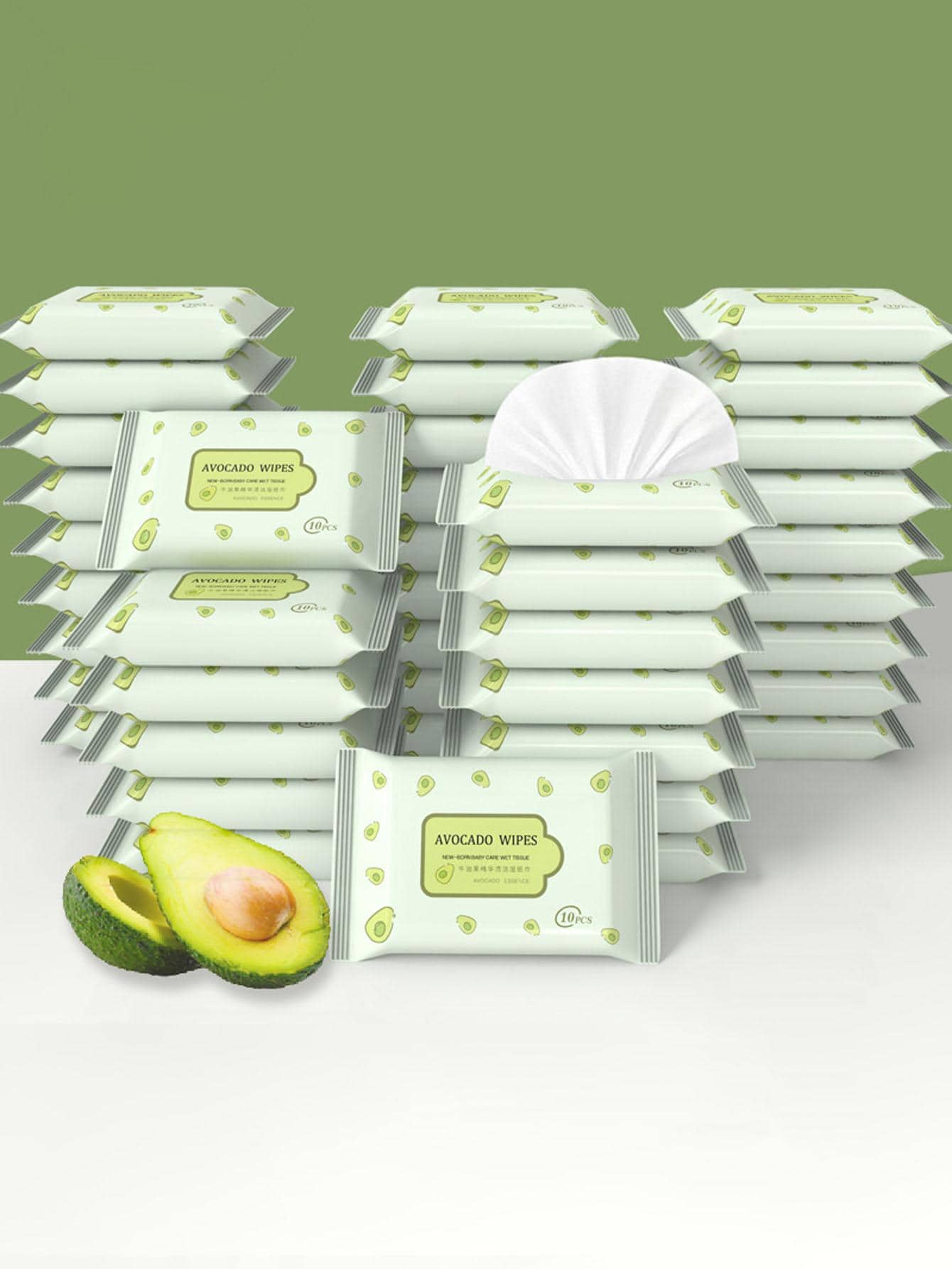 10 Упаковок Утолщенных Детских Влажных Салфеток С Жемчужным Узором, Большой Размер, EDI