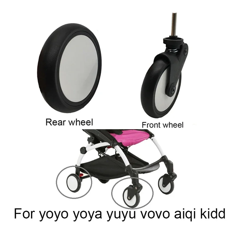 Nuevos accesorios de cochecito, rueda delantera y trasera para Babyzenes Yoyo Yoya YuYu, cochecito de bebé