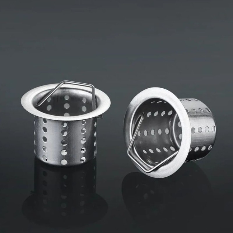 Filtro de drenaje de suelo de acero inoxidable, colador de fregadero, recogedor de pelo para bañera, tapón desodorante antiobstrucción, accesorios de baño y cocina