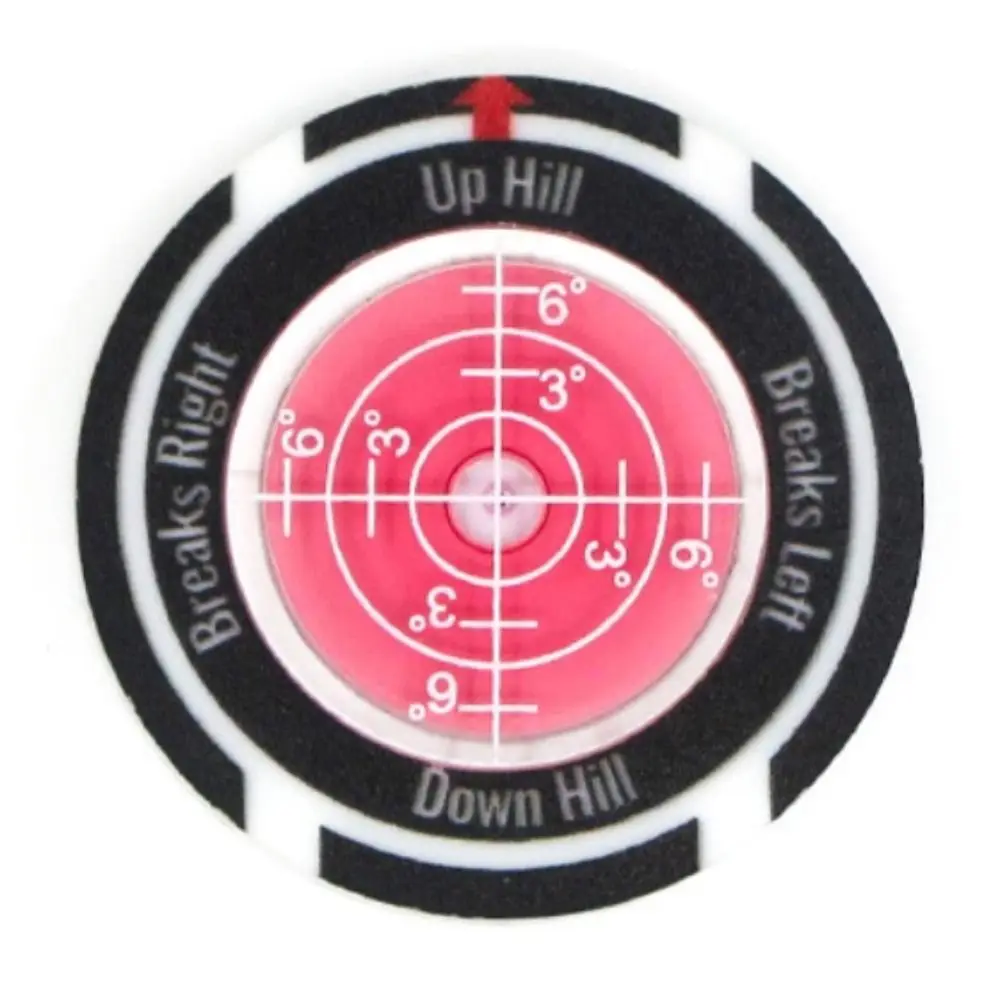 High Precision Golf Tools Leveler Clear&Transparent Ball Marker Golf Slope Meter Easily Use Training Tool Golf Spirit Level