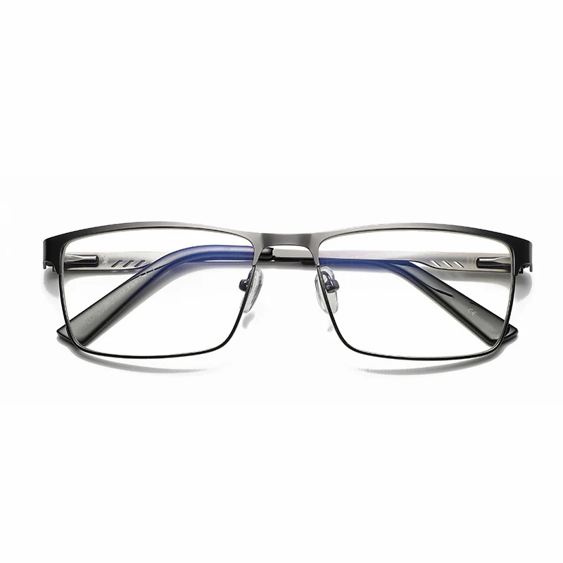 Ahora Men Square Metal Large Frame Reading Presbyopia Glasses Reader +1.25 1.5 1.75 2.0 2.25 2.5 2.75 3.0 3.5 4 4.5 5.0 5.5 6.0