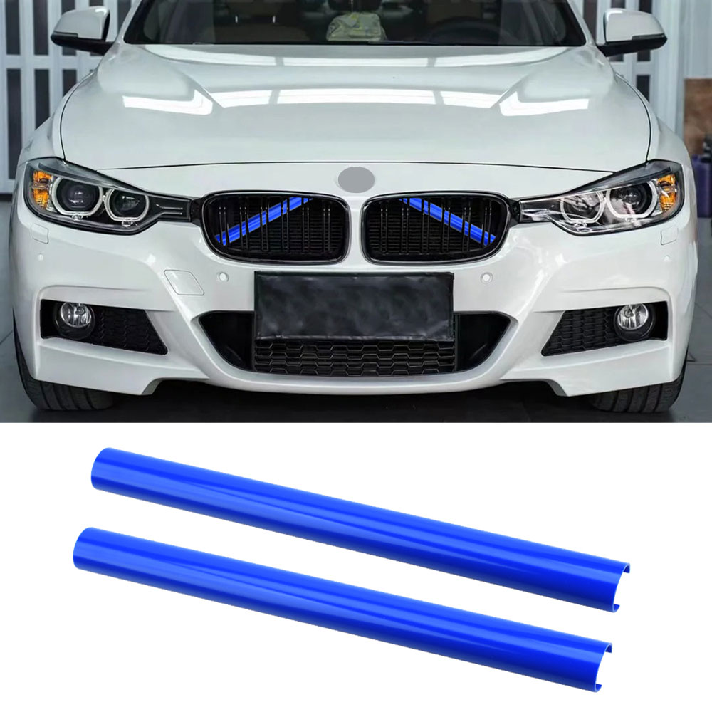 2 stuks Auto Grille Trim Strips V Brace M Sport Bar Decoratie Voor BMW F20 F21 F22 F23 F30 F31 F32 F33 F34 F35 F36 F40 F45 F46