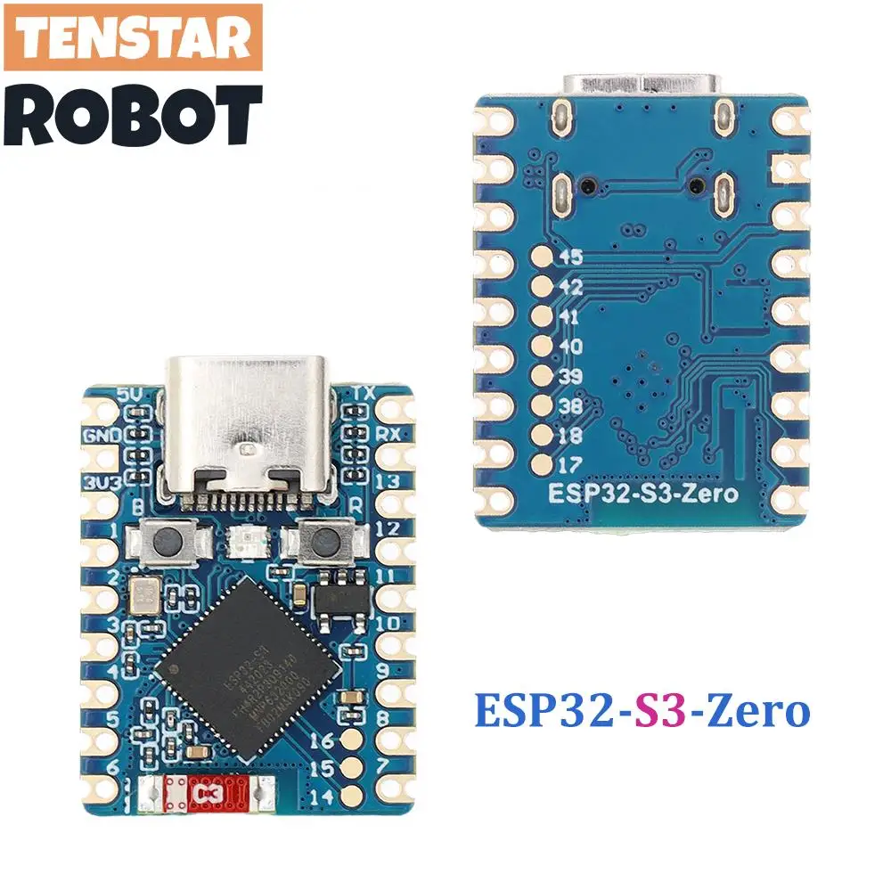 TENSTAR ESP32-S3-Zero ESP32-C3-Zero Mini placa de desarrollo WiFi Bluetooth tamaño ultrapequeño ESP32-S3-FH4R2 C3 Supermini