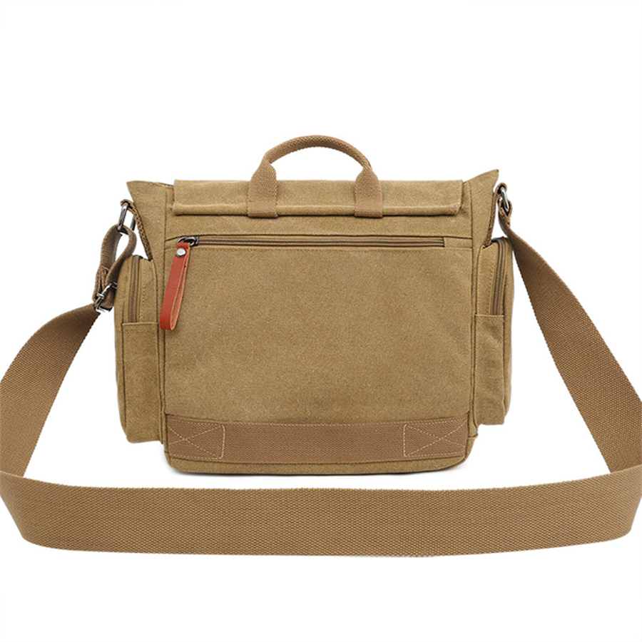 Large Capacity Briefcases Men Travel Bags Canvas Printed Weekend Shoulder Bags Multifunctional Messenger Flap Bags