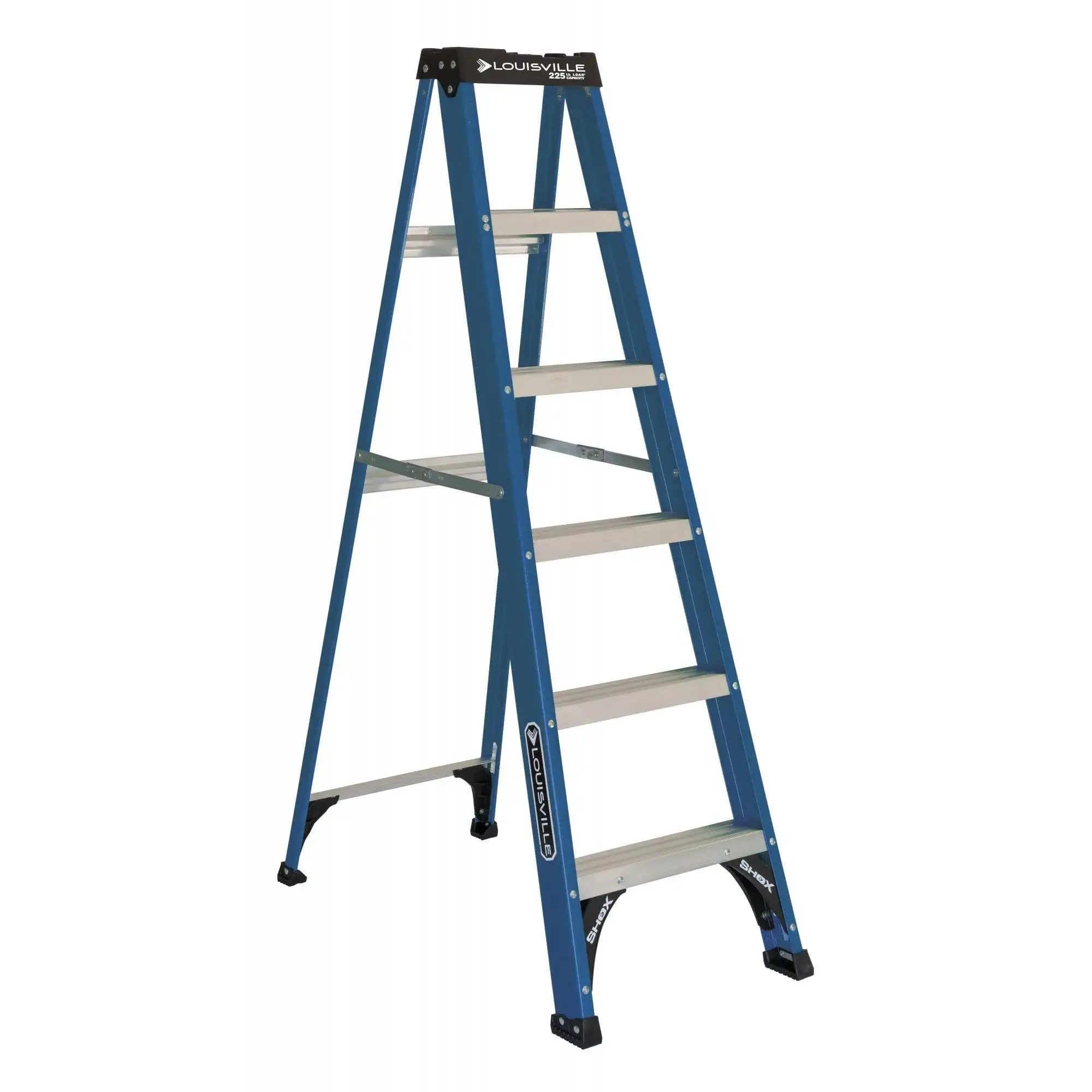 Fiberglass Step Reach 225 Lb Load Capacity Safe and Stable Non Conductive When Clean and Dry Reliable Spreader Bracing