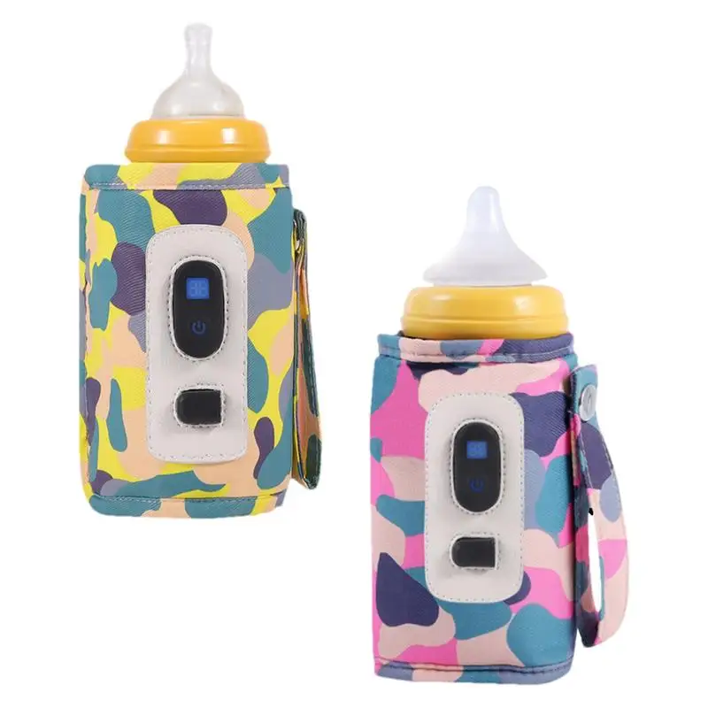 Usb leite aquecedor de água carrinho saco isolado aquecedor de garrafa de enfermagem do bebê seguro crianças suprimentos para infantil acessórios de viagem ao ar livre