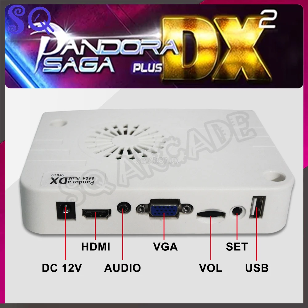 Pandora Saga Box DX2 Plus 9800 en 1 versión Arcade consola de juegos Jamma gabinete máquina JAMMA placa base PCB Multi HDMI VGA CRT