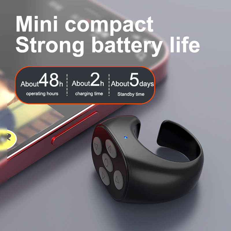 Drahtlose Bluetooth Mobile Selfie Lazy Artifac Tiktok Fernbedienung Ring Handy Bluetooth Controller t Für Xiaomi Apple