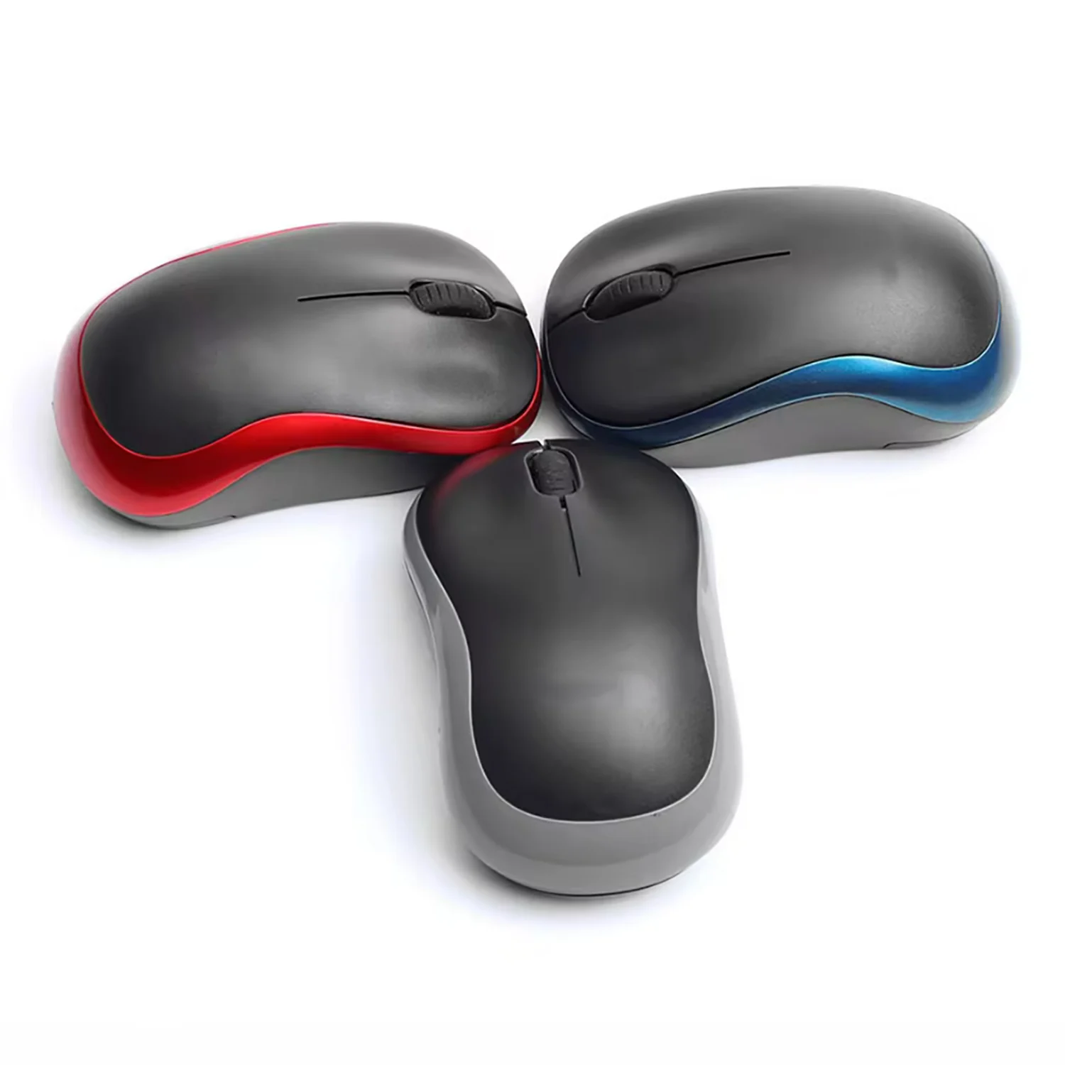 Mini mouse wireless M185 Comodo mouse portatile Mouse ergonomico 1000 DPI 2,4 GHz con mini ricevitore USB per PC//laptop