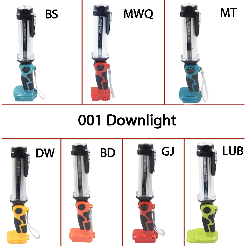 Cho Đen DECKER Cho Bosch Cho Người Thợ Thủ Công Cho Dewalt Cho Makita Cho Milwaukee Đèn Ốp Nổi Đèn 14.4V 18V pin Lithium