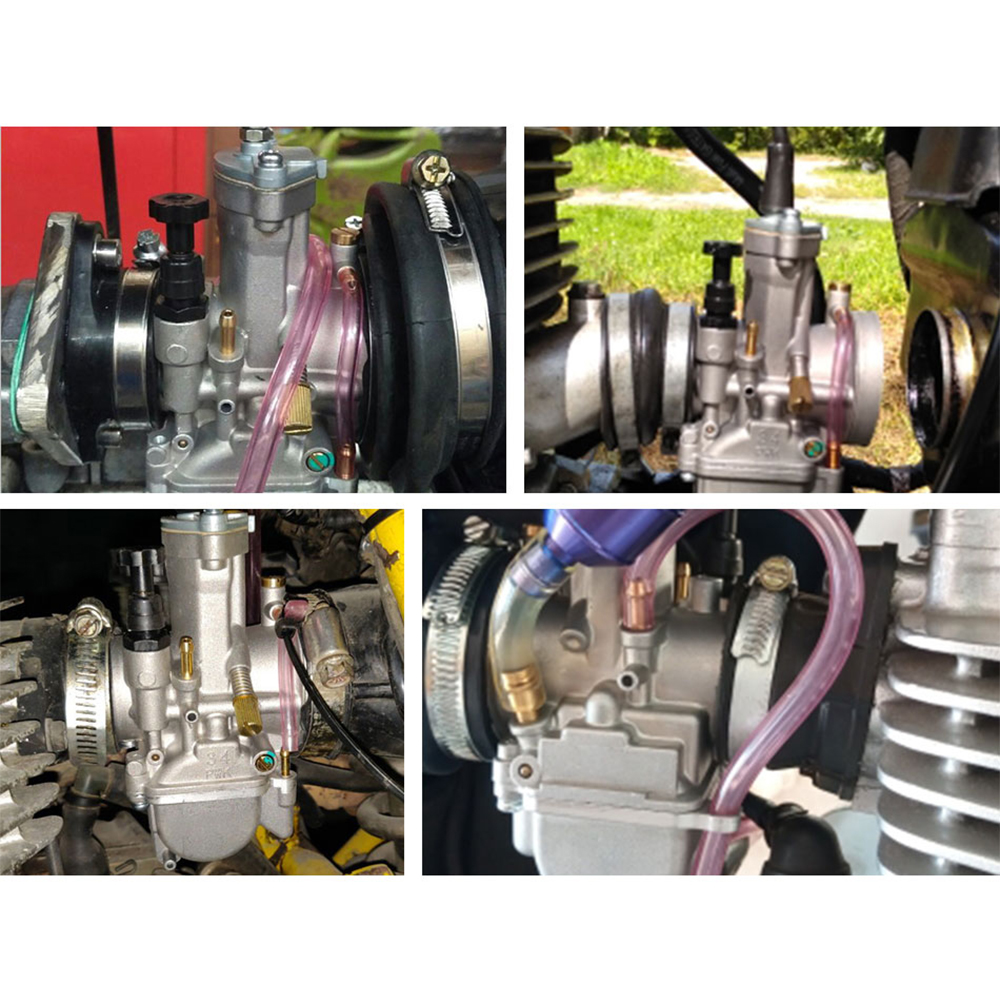 Carburador da motocicleta com jato de poder, PWK 21, 24, 26, 28, 30, 32, 34, 2T, 4T, Yamaha, Mikuni, Koso, ATV, quadrilátero, UTV
