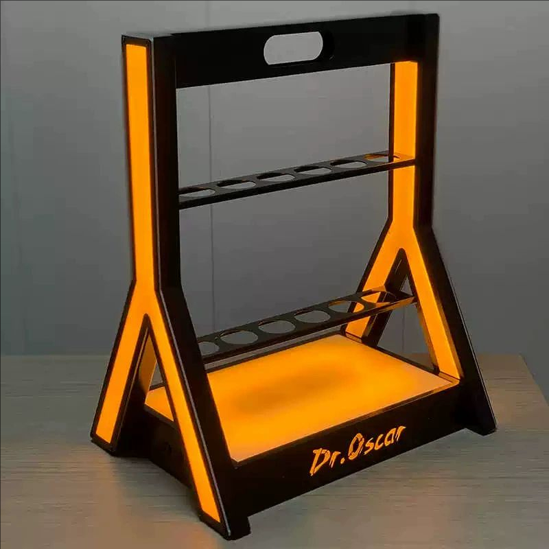 Wiederaufladbare LED Leucht Schnapsglas Display Ständer Getränkehalter Bar LED Bullet Getränkehalter Cocktailbecherhalter Glas Display Rack