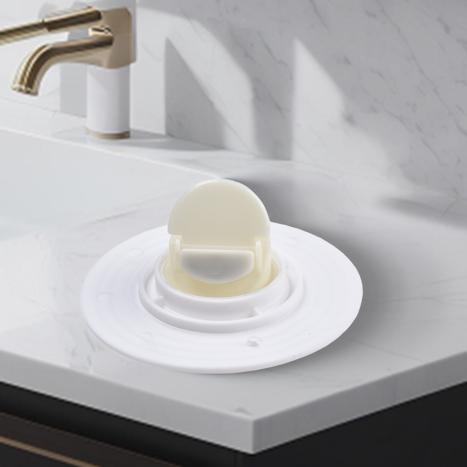 Núcleo de drenaje de suelo de latón, drenaje rápido, a prueba de olores y insectos, colador de fregadero, tapón de filtro preventor de reflujo de ducha