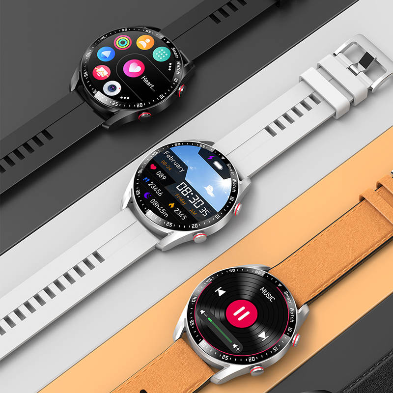 EKG + PPG Bluetooth Anruf Smart Uhr Männer Laser Gesundheit Blutdruck Fitness Sport Uhren Mann Sport Wasserdichte Smartwatch + box