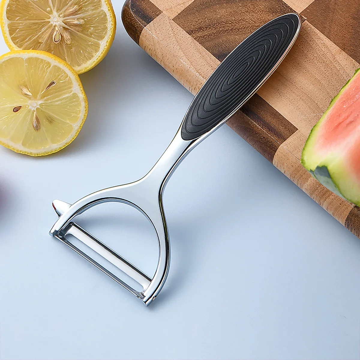 Accessori da cucina in acciaio inossidabile Pelapatate multifunzione per patate, carote, grattugia per insalata di frutta e verdura ﻿