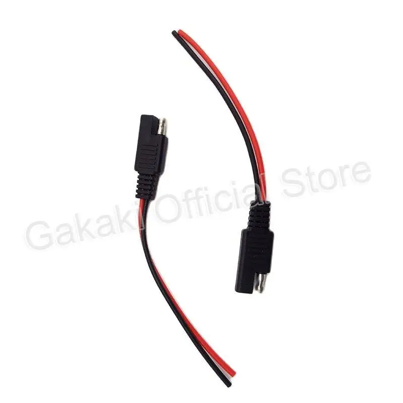 12v 18awg sae power cabo de extensão automotiva 2 pinos diy conector linha macho fêmea plug fio cobre para bateria carro cabo solar