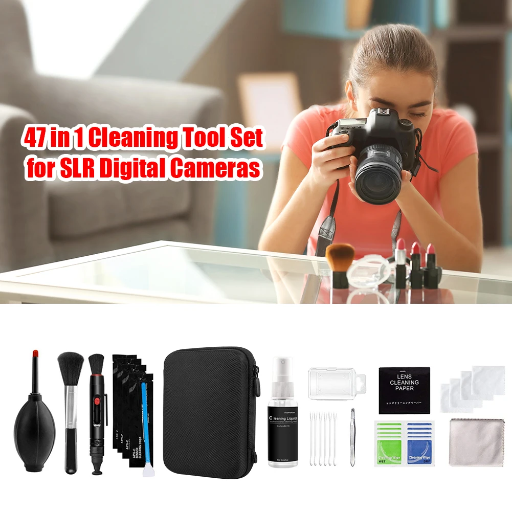 소니 후지필름 니콘 캐논 SLR DV 카메라 클린 키트 7-47개 카메라 클리너 키트 DSLR 렌즈 디지털 카메라 센서 클리닝 세트