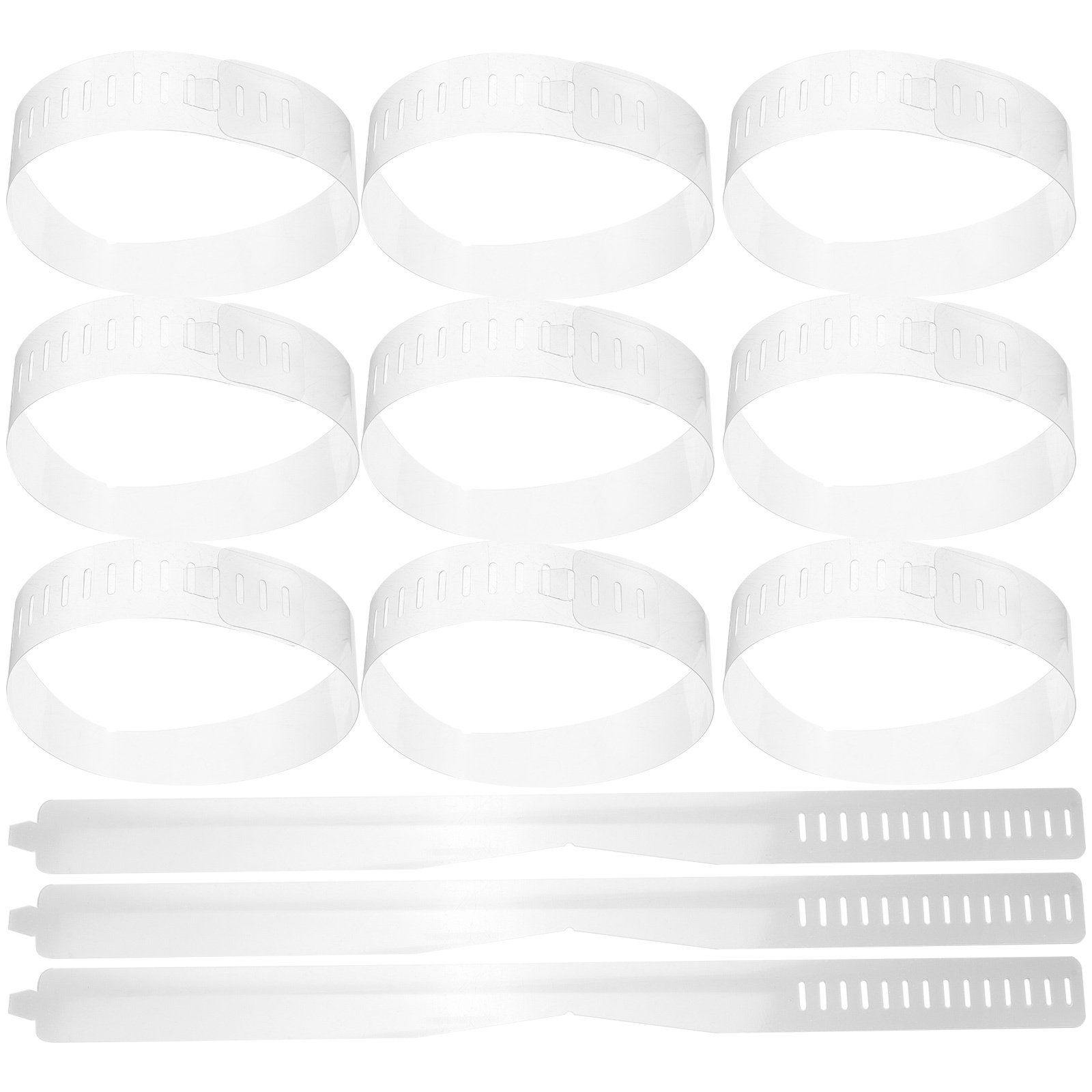 100 шт., прозрачный пластиковый воротник рубашки из ПВХ, регулируемые вставки для мужчин, рубашки, принадлежности для воротников