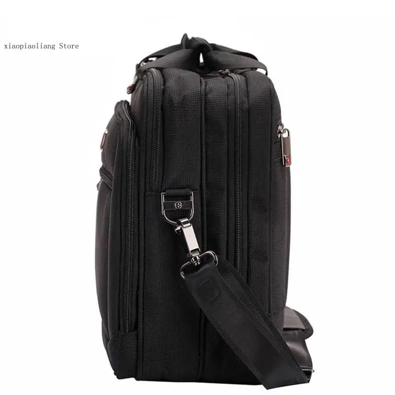 Borsa a tracolla per Computer con protezione multifunzionale Casual da lavoro in materiale di Nylon da uomo