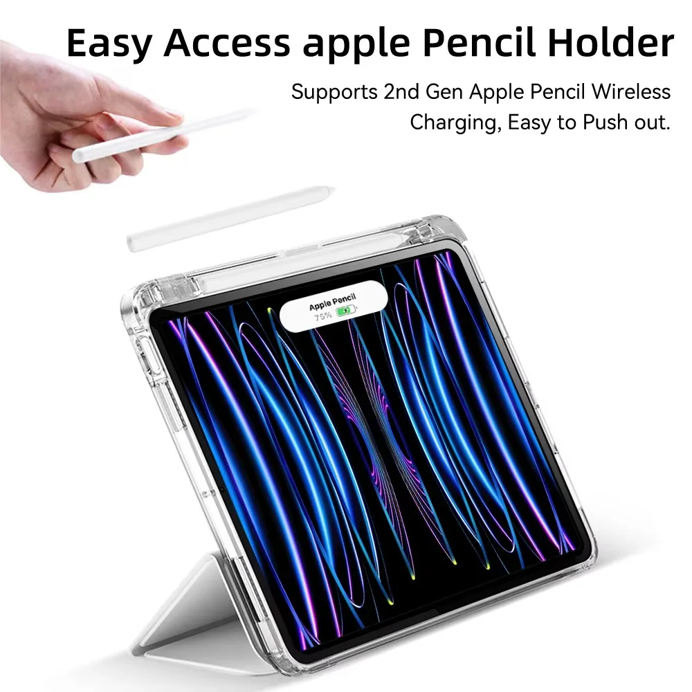 Voor 2025 iPad Air 11 Case iPad 10e Generatie 11e A16 9e Cover Gen iPad Pro11 4 5 10.9in 12.9 M2 M3 M4 Potlood Houder Case