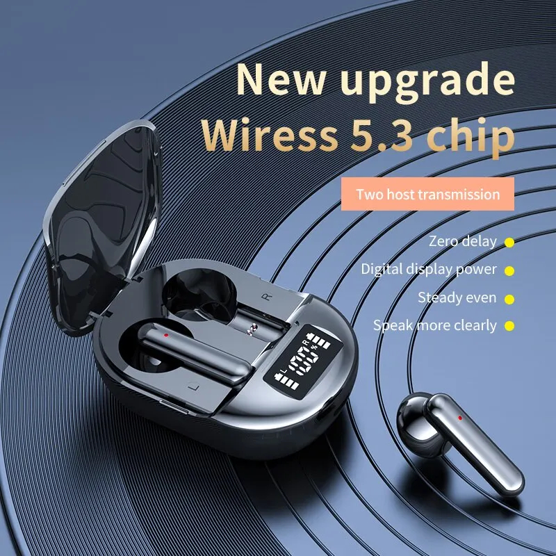 K40 drahtlose Bluetooth Tws Digital anzeige Stereo mit geringer Latenz im Ohr Bluetooth-Kopfhörer für Unterhaltung spiele