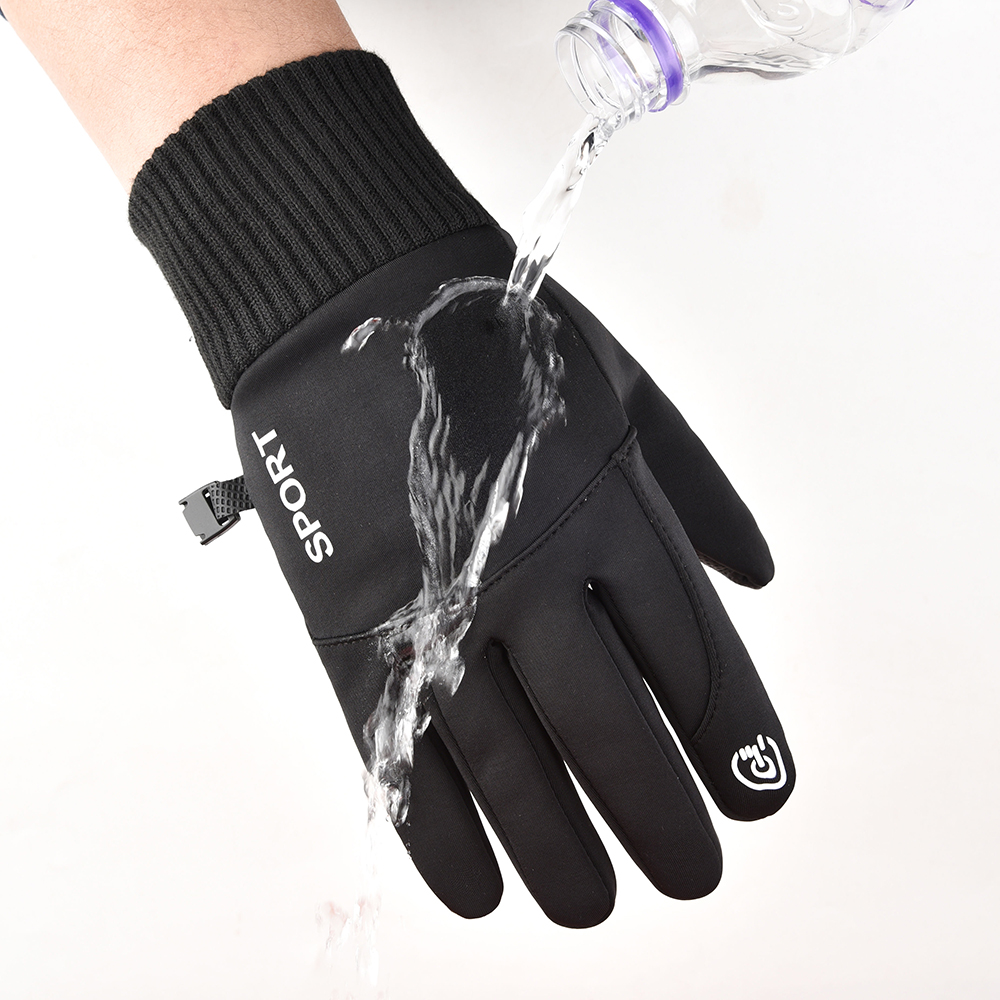 Inverno à prova dwaterproof água luvas masculinas touchscreen à prova de vento esportes pesca condução motocicleta esqui antiderrapante quente ciclismo luvas femininas