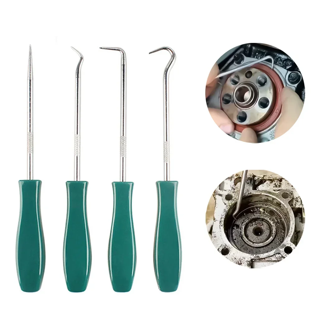 Juego de destornilladores de sellado de aceite para coche, 4 piezas, 135mm, junta tórica, extractor, ganchos de selección, herramientas de reparación, gran oferta
