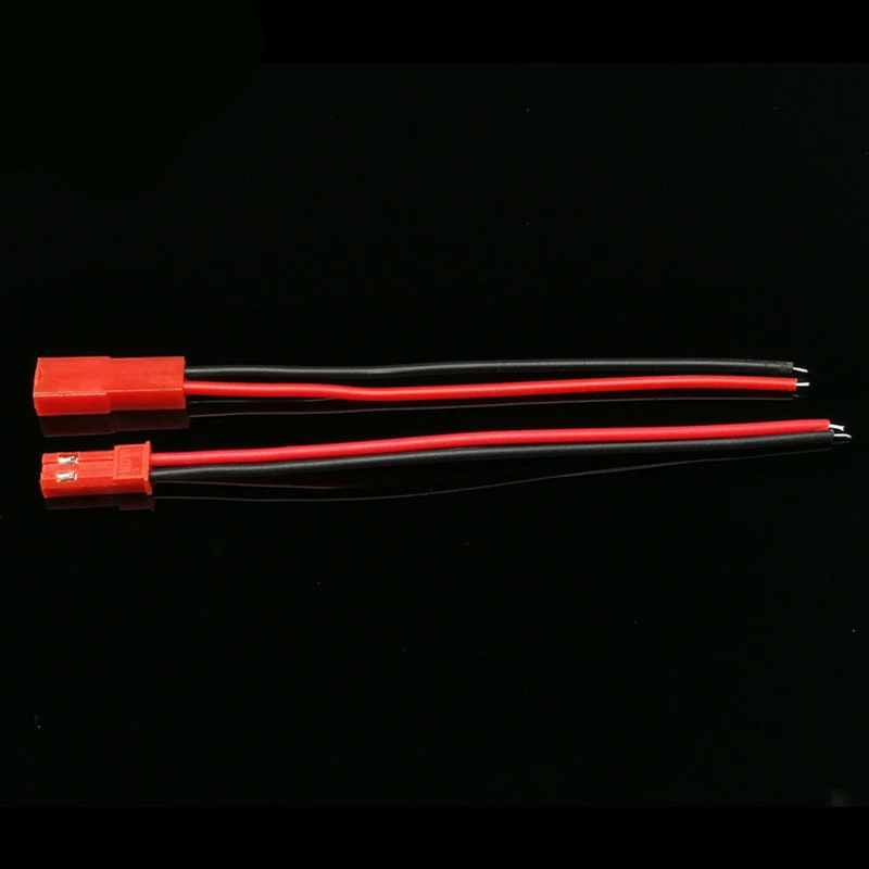 10 ペア 22 AWG JST プラグコネクタ 2 ピンオスメスプラグコネクタケーブルワイヤー LED ランプストリップ RC おもちゃバッテリーアダプター 10 センチメートル