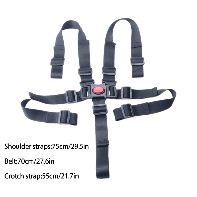 Lightweight Foldable Baby Cart Safety Belt Lightweight Foldable Baby Security Belt Easy to Carry & Secure for Travel