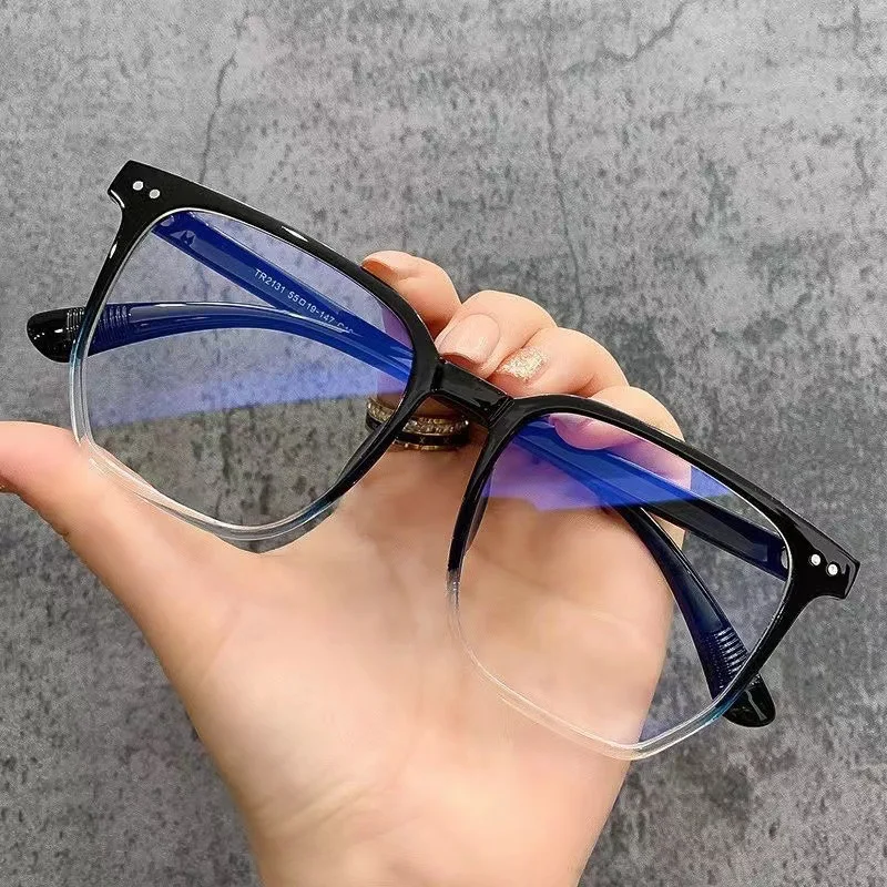 1 PC รอบแว่นตาคอมพิวเตอร์โปร่งใสกรอบแว่นตาผู้หญิงผู้ชาย Anti Blue Light Blocking แว่นตาแว่นสายตาแว่นตา