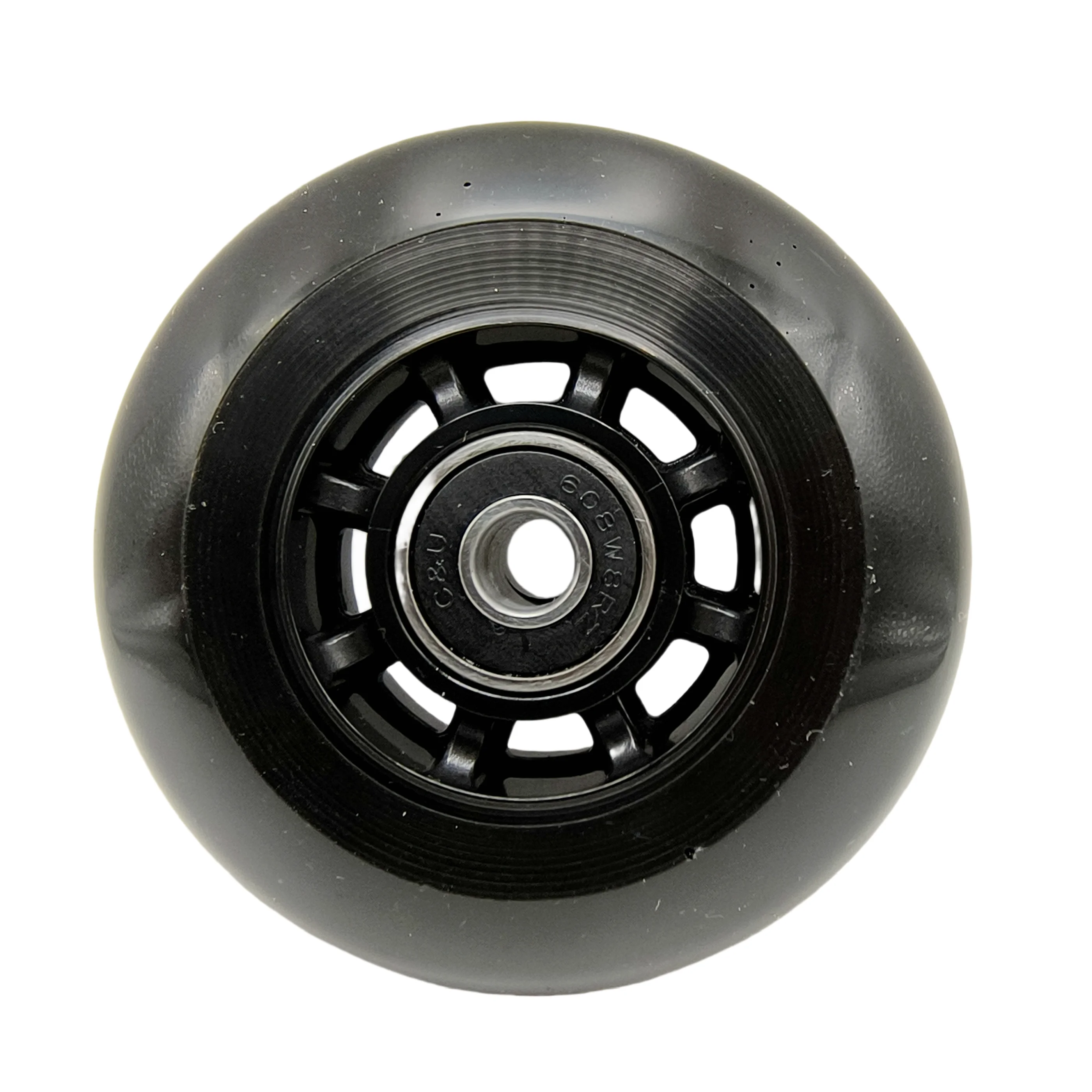 Несмывающее колесо для роликовых коньков, колесо для роликовых коньков 76 мм, 80 мм, 85 А, черное колесо, 8 колес/лот