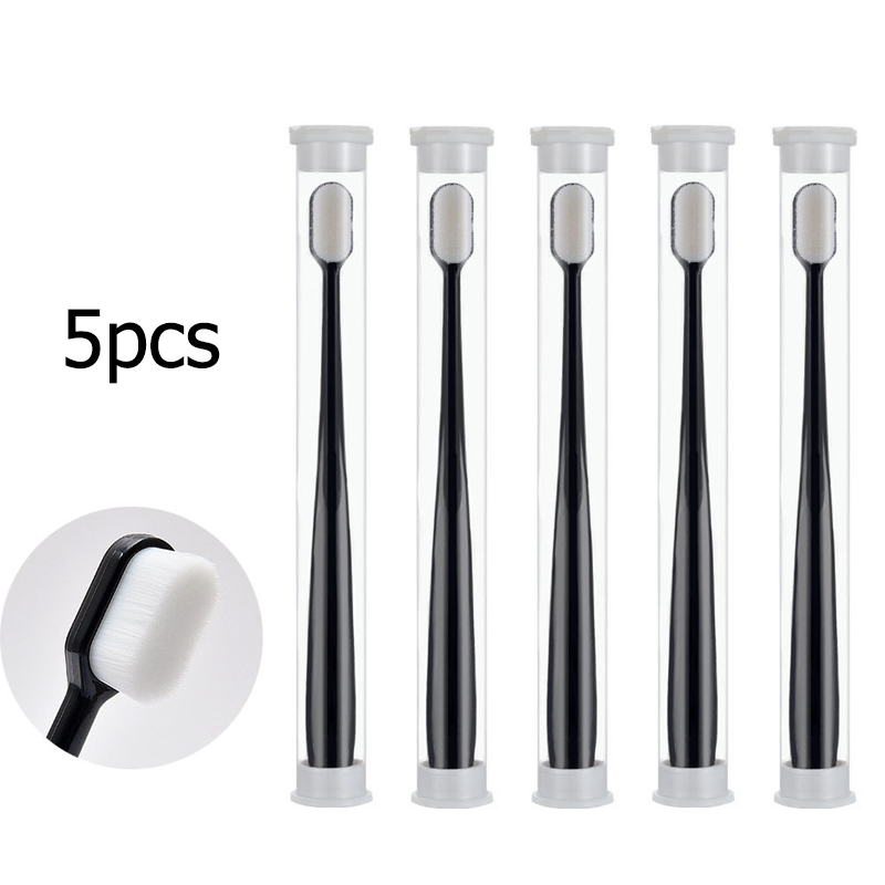 Millones de cepillos de dientes, cepillo de dientes suave ultrafino, antibacteriano, protege la salud de las encías, cepillo de dientes portátil para viajes, herramientas de higiene bucal