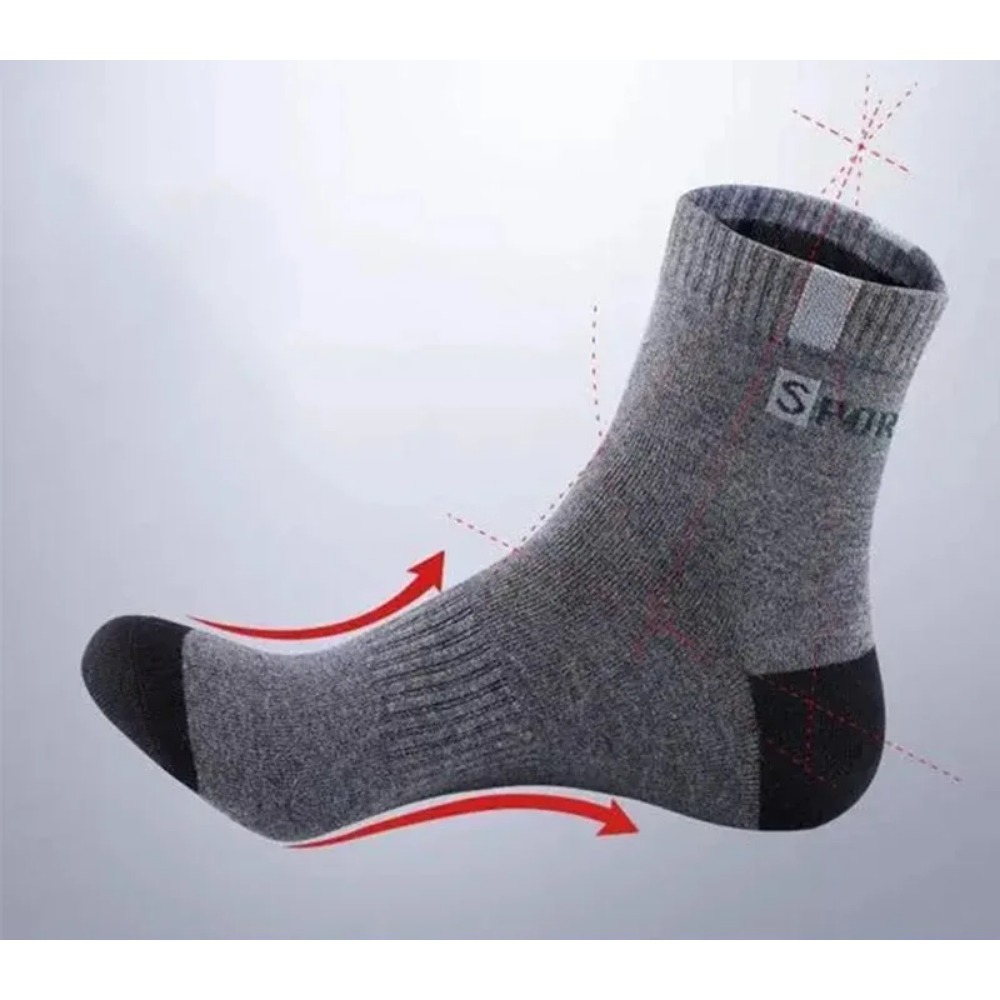10 paia di calze sportive in cotone traspirante da uomo in fibra di bambù autunno e inverno calzini da uomo assorbimento del sudore deodorante business Sox
