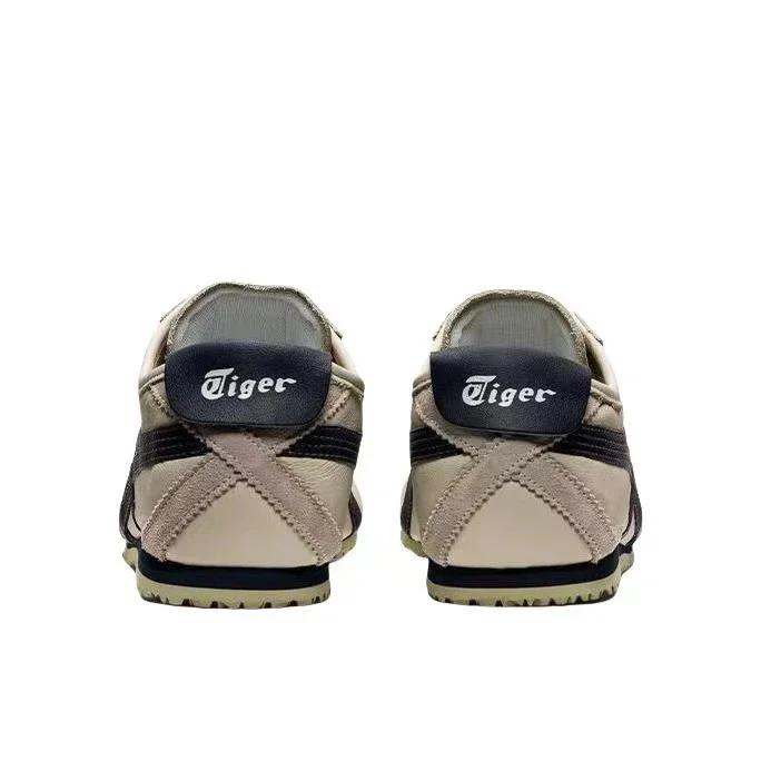 Onitsuka Tiger MEXICO 66 ผู้ชายและผู้หญิงรองเท้าสเก็ตบอร์ด Low-top Outdoor Vintage รองเท้าผ้าใบ Unisex