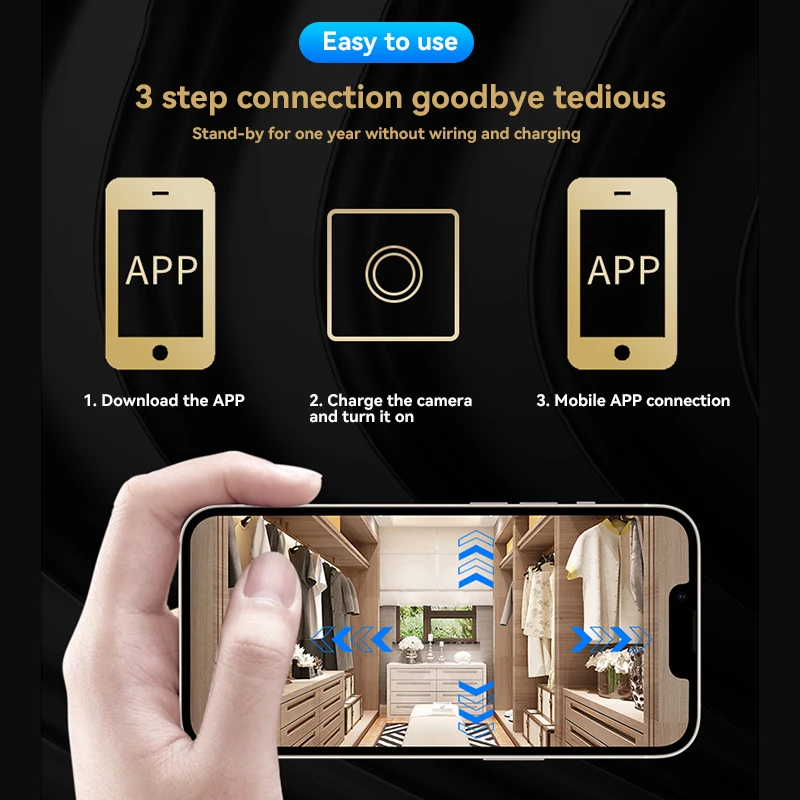 1080P HD Mini Wireless WiFi Camera With Night Vision Motion Detection Remote View Cam Video Voice Recorder For Household 2025