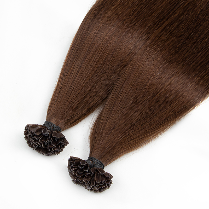 K Tip Hair Extensions Keratine Menselijk Haar Hot Fusion Haarverlenging 1 cm Italië Keratine Lijm Machine Remy 12-24 inch 30 50 G/pak