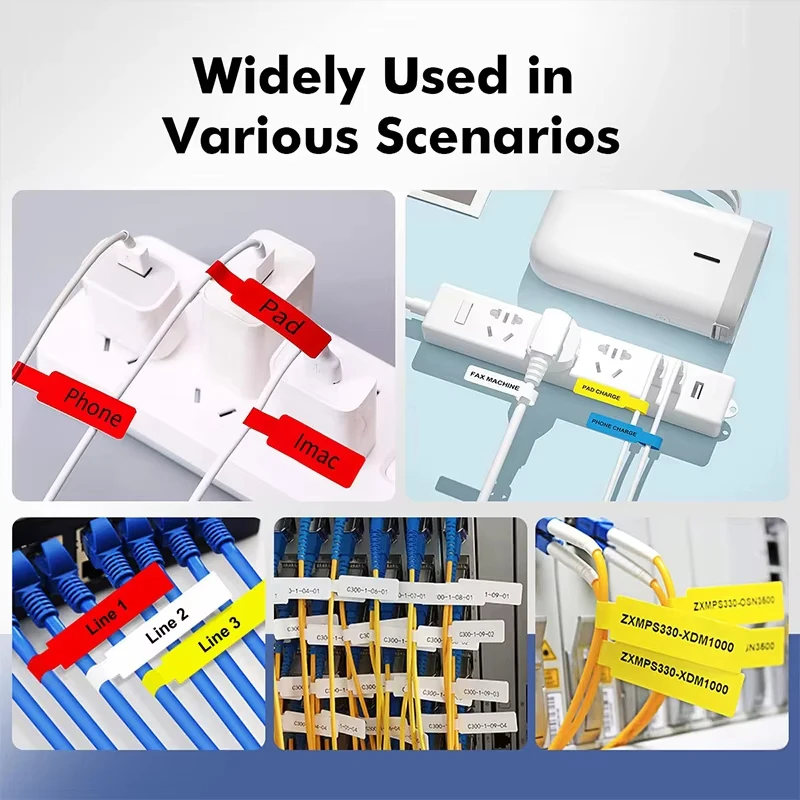 Stampante portatile per etichette per cavi Niimbot Termica B1 B21 B203 Identificazione linea dati carta Etichette per cavi in fibra Etichette Tag in fibra Niimbot