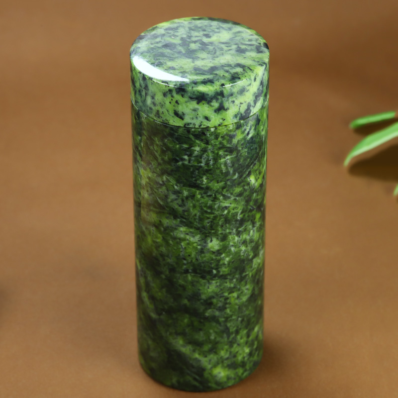 Taza de té de piedra King de medicina Natural pura, taza de agua de oficina, juego de té de Jade magnético para la salud