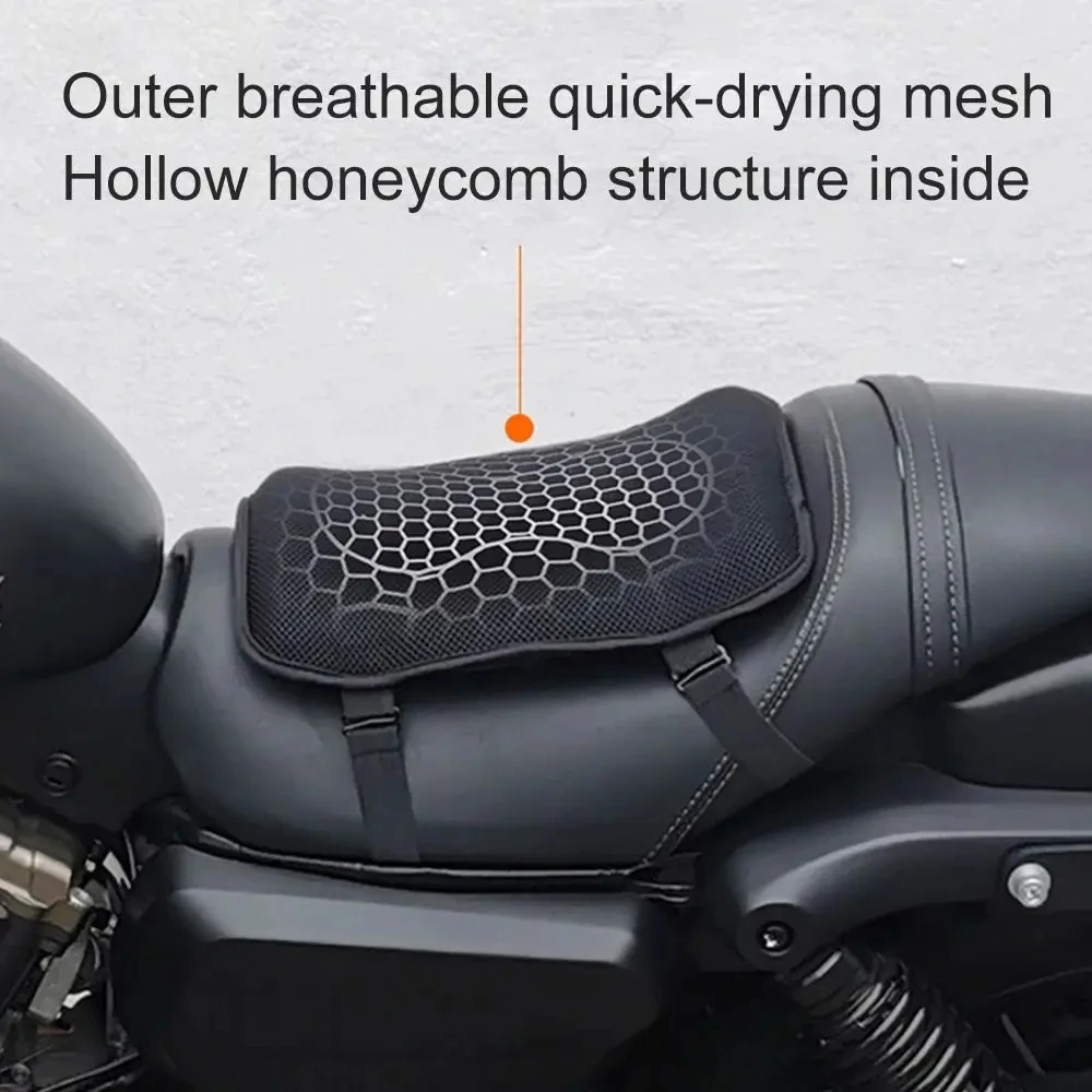Druckentlastung Anti Slip Universal Bequemer Sitzbezug Motorrad Sitzkissen Gel Waben Motorrad Zubehör