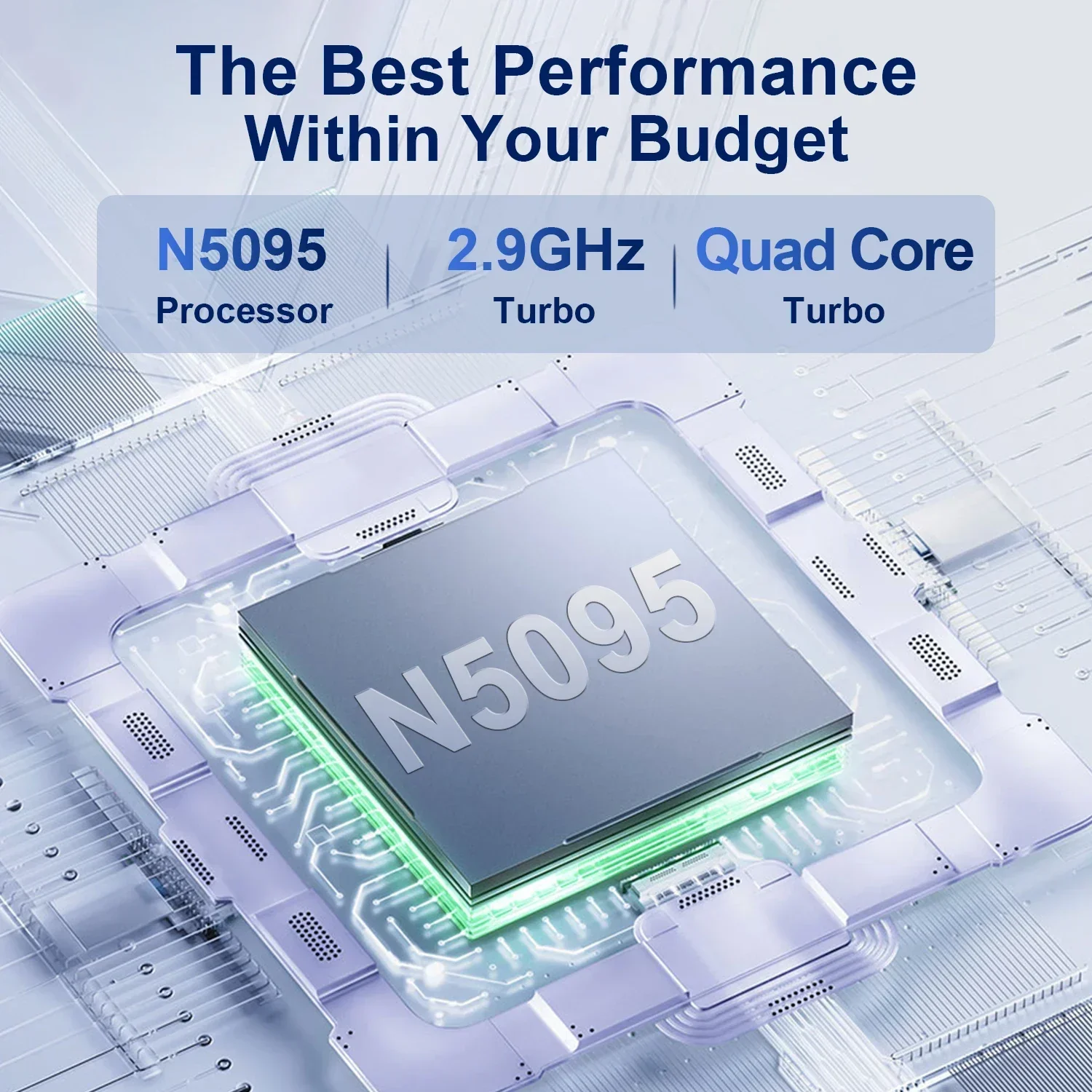Ordinateur portable Intel Celeron N5095, ordinateur de jeu, 32 Go de RAM, SSD 2 To, PC d'étude de bureau, Windows 11, résolution 15.6x1920, 1080 pouces