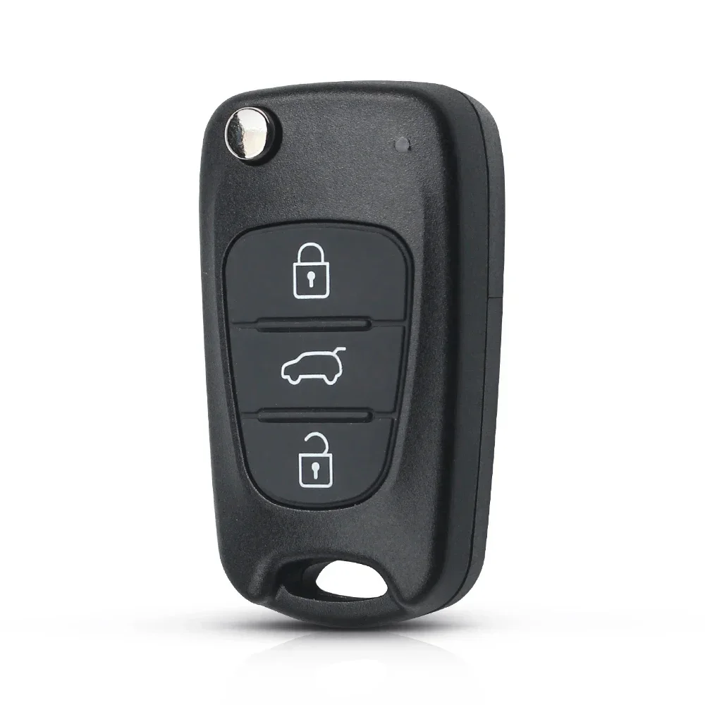 KEYYOU 1 szt. Zamienny Pilot Samochodowy Składany Pokrowiec na Kluczyk do Kia K2 K5 Rio 3 Picanto Ceed Cerato Sportage Hyundai
