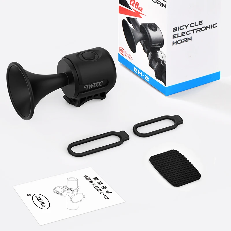สกู๊ตเตอร์จักรยานอิเล็กทรอนิกส์ Bell 120 DB E-BIKE ไซเรนทรัมเป็ตนาฬิกาปลุกขี่จักรยานเสียงคําเตือนความปลอดภัยจักรยาน Part