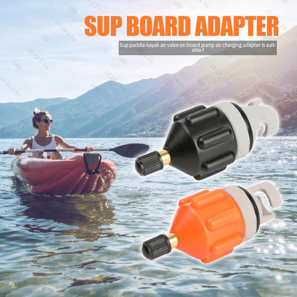 Adaptador de válvula de ar com bicos, conector de bomba de válvula de ar, cabeça de conversão para barco inflável, cama de remo