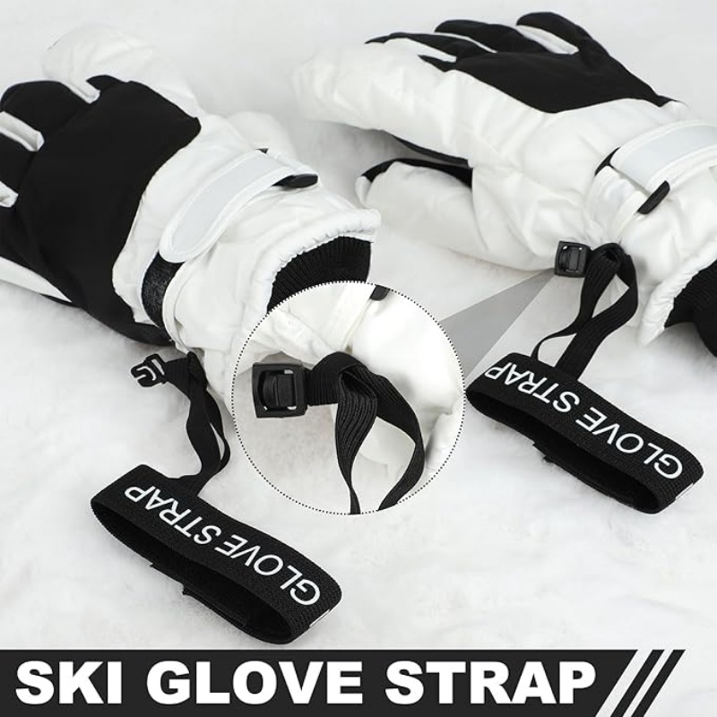 Sport Handschuhe Sicherheitsgurt Männer Frauen Ski Handschuhe Elastische Handgelenk Leine Handschellen Elastische Ski Handschuh Strap Ski Sport Mithelfer
