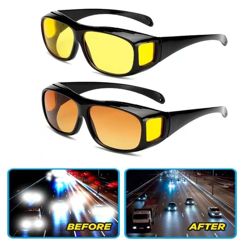 Auto Nachtzicht Rijbril Motor Fiets Bestuurdersbril Anti-Glare UV-bescherming Zonnebril Brillen Auto-accessoires