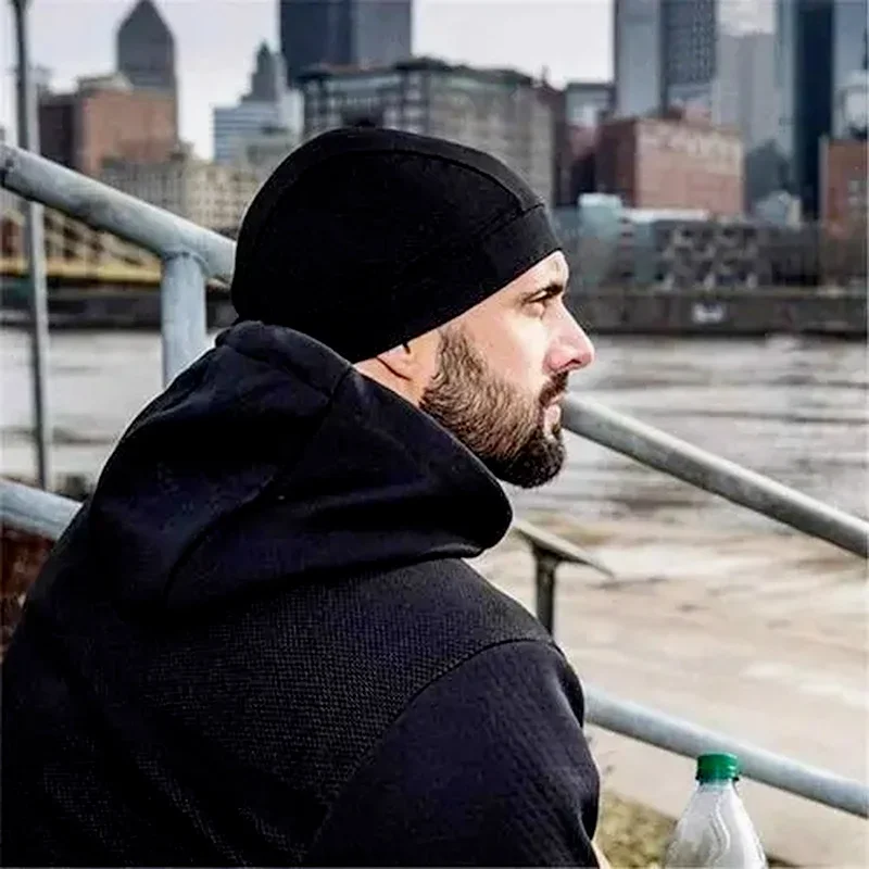 หมวกกันน็อคมอเตอร์ไซค์ 1/2 ชิ้น หมวกใน หมวกแห้งเร็ว ระบายอากาศ หมวกแข่งรถ หมวกบีนนี่ใต้หมวกกันน็อค หมวกมอเตอร์ครอส