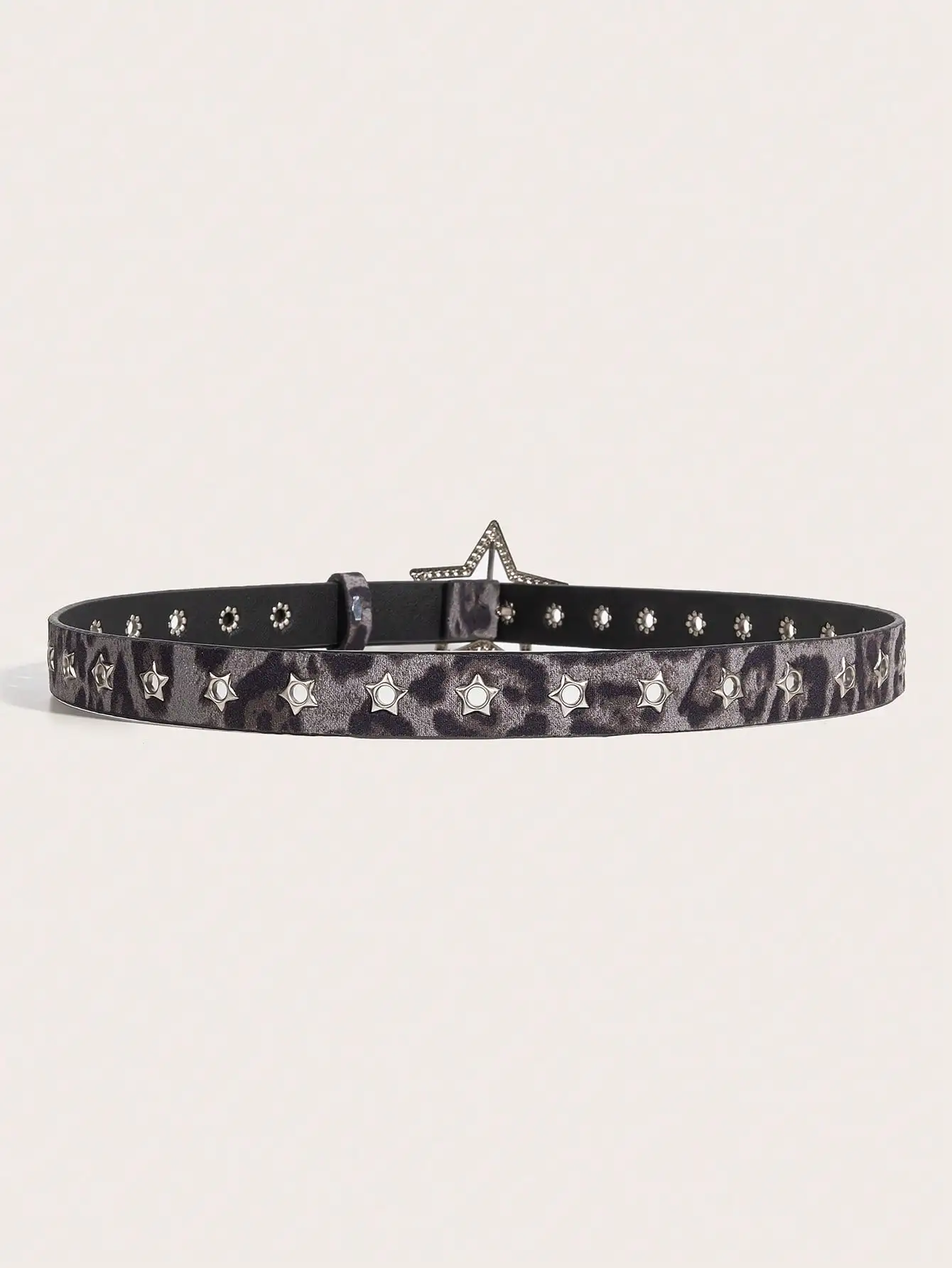 Ceinture étoile creuse en métal cloutée Y2K pour femmes, 1 pièce, adaptée à un usage quotidien décontracté