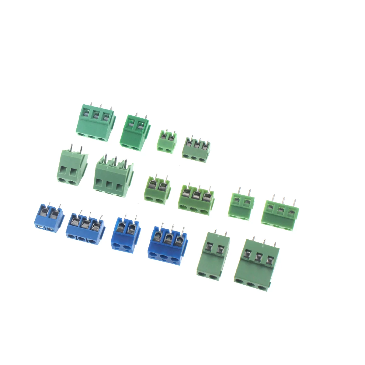 50/20 pz KF103-5.08-2P KF103-2P KF126 KF127 KF128 KF129 KF300 KF301 KF350 vite 2Pin 5.08mm perno dritto blocco vite 22-12A WG